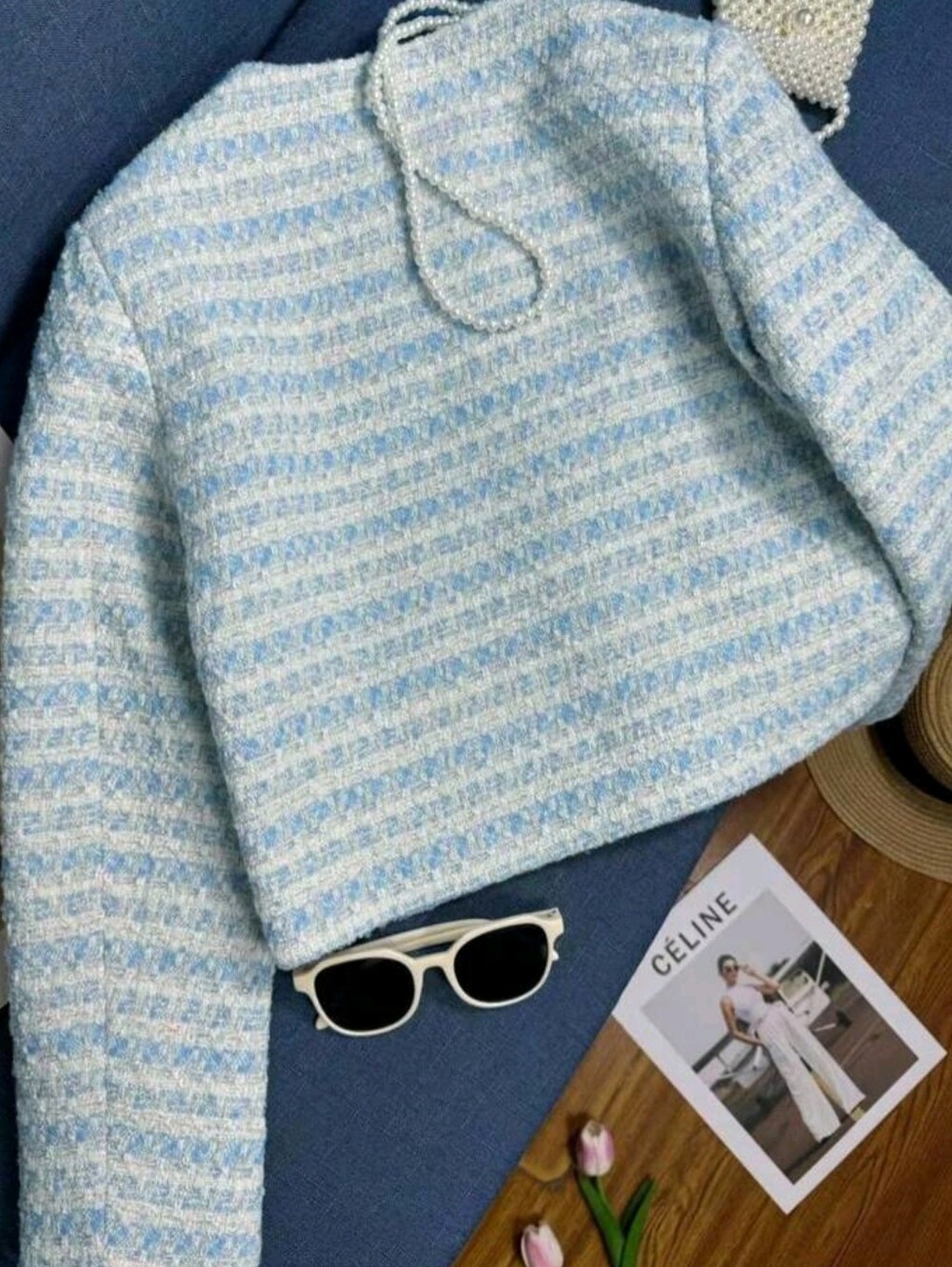 Women's Elegant Commuting Daily Button-Up Cropped Jacket Fall Winter Clot - Picture 2 of 5